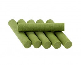 Foam Cylinders, Olive, 8 mm